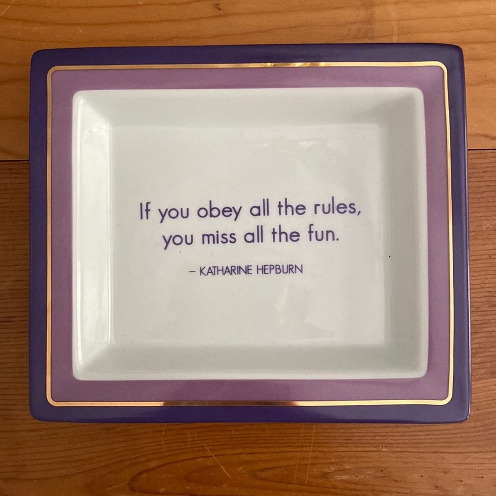 Kathryn Hepburn Trinket Dish
